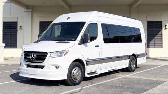 elizabeth wedding sprinter van rental