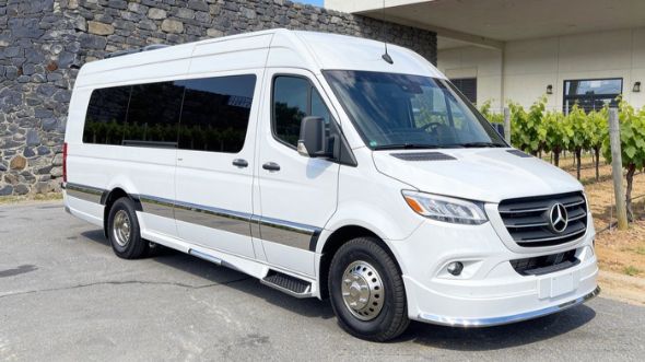 elizabeth wine tour sprinter van rental