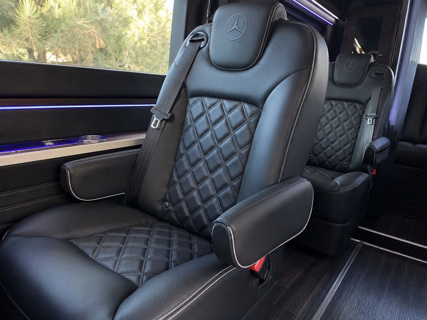 elizabeth 15 passenger sprinter van interior