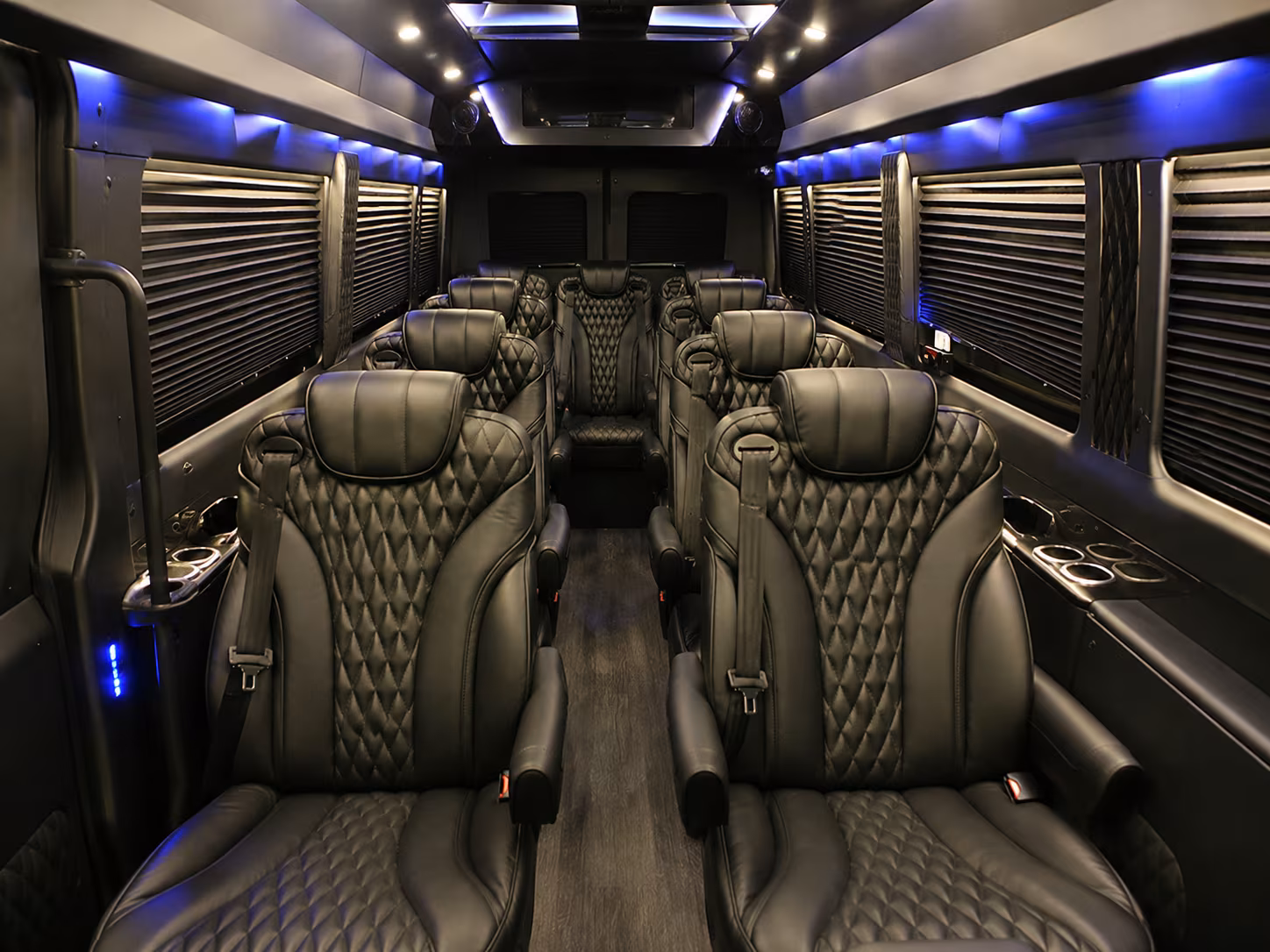 elizabeth 18 passenger sprinter van interior