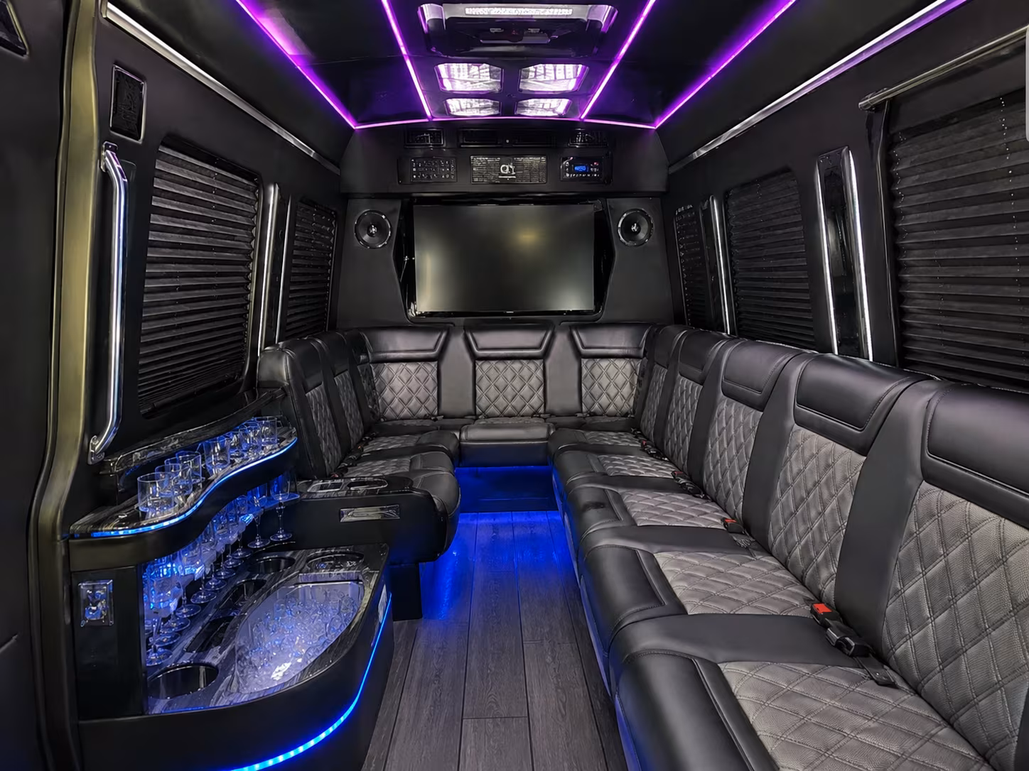 elizabeth sprinter limousine interior